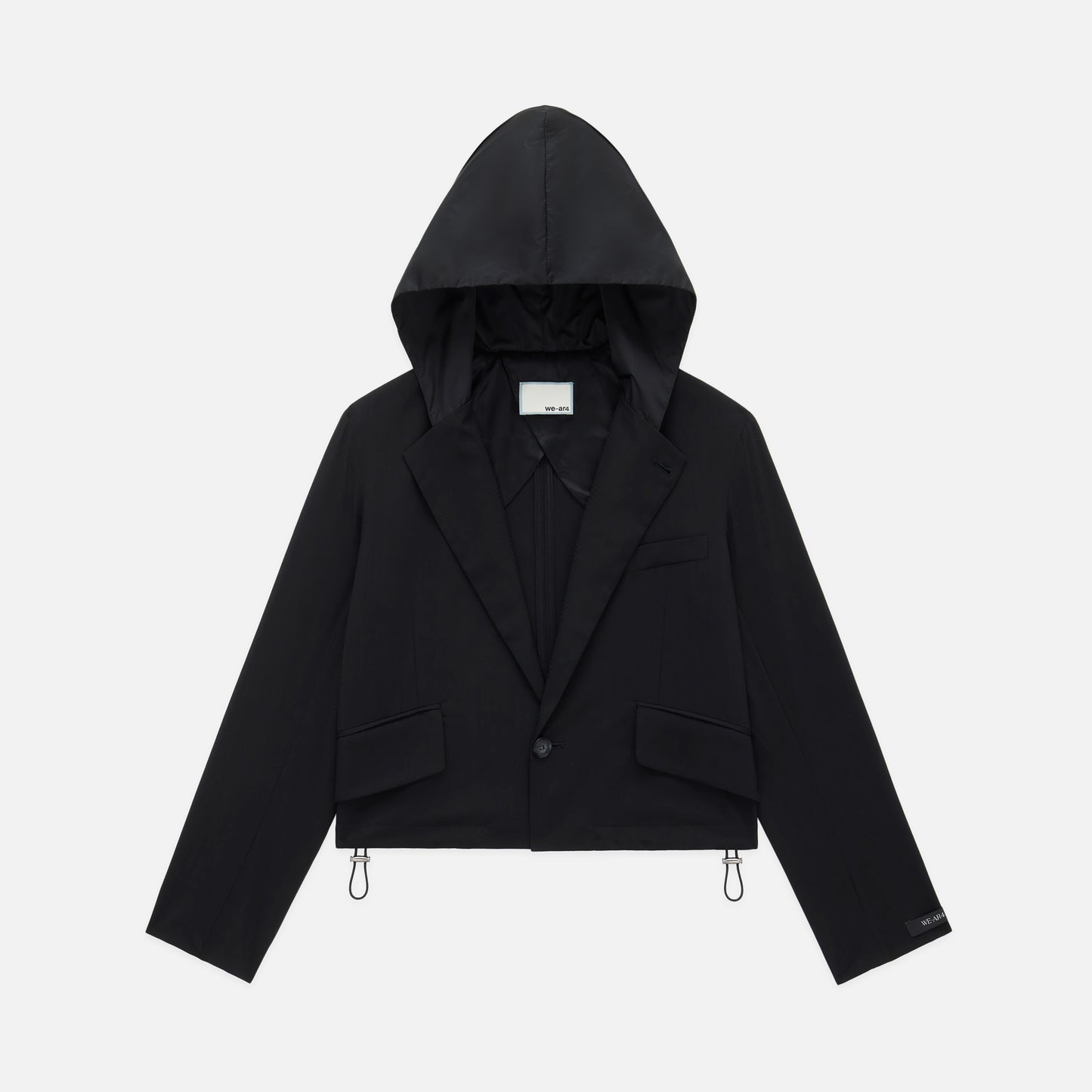 The Cropped Hooded Blazer