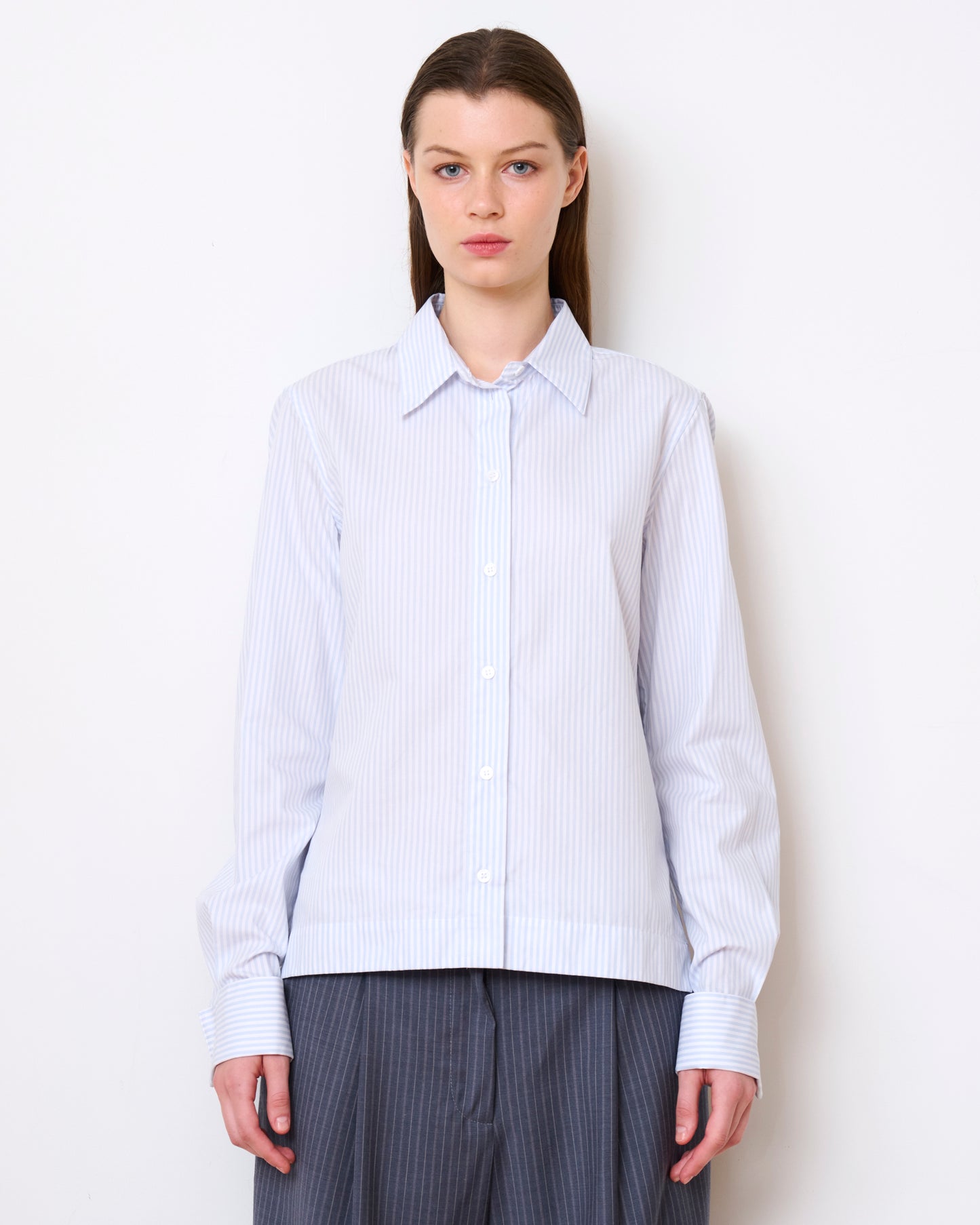 Cropped Collared Shirt