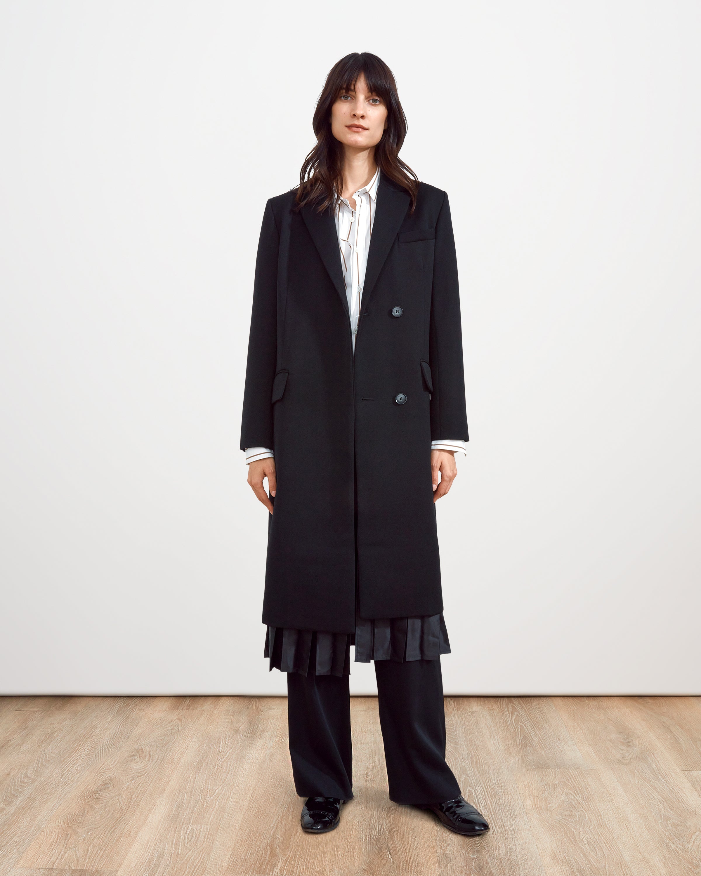 The Gramercy Pleated Coat