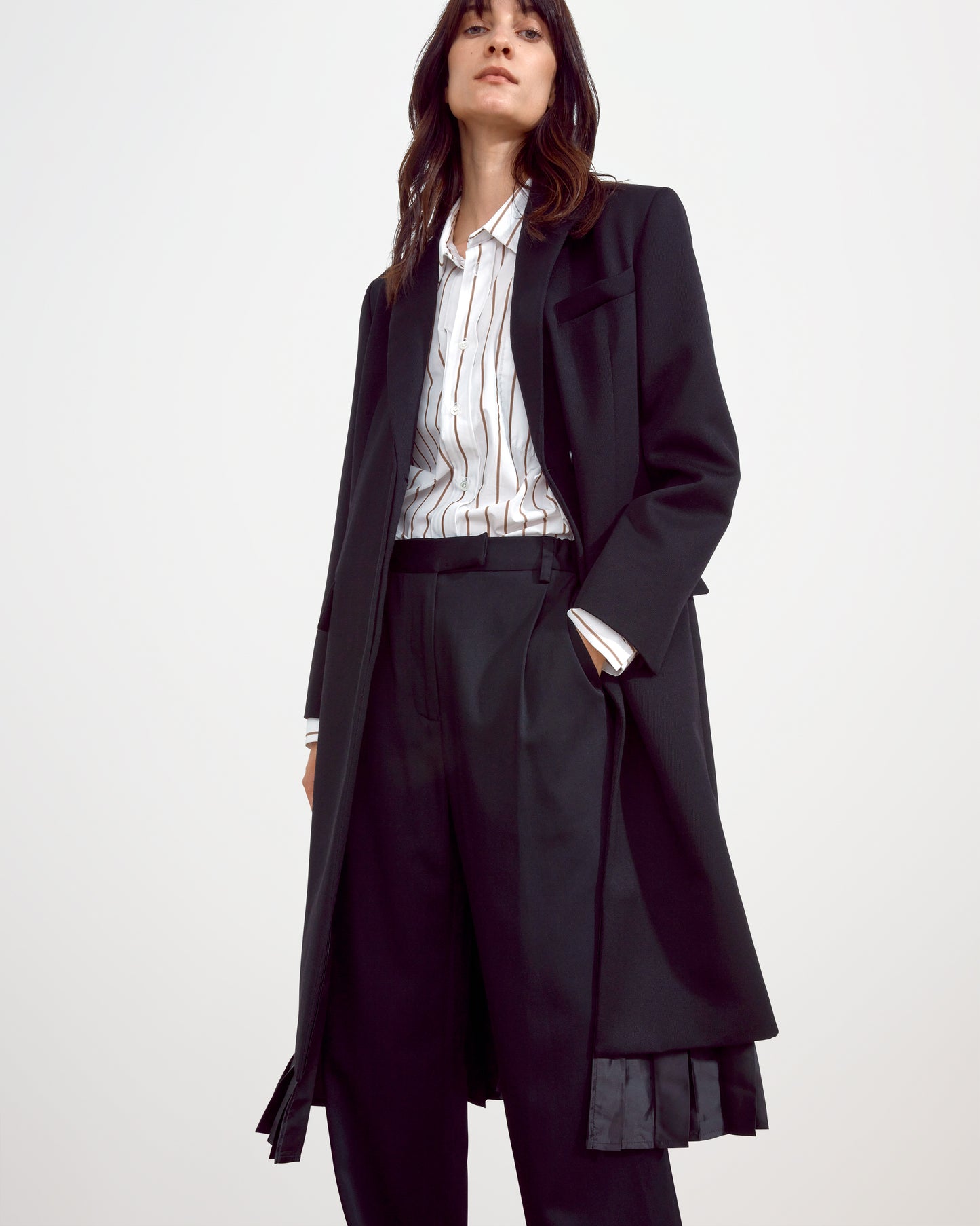 The Gramercy Pleated Coat