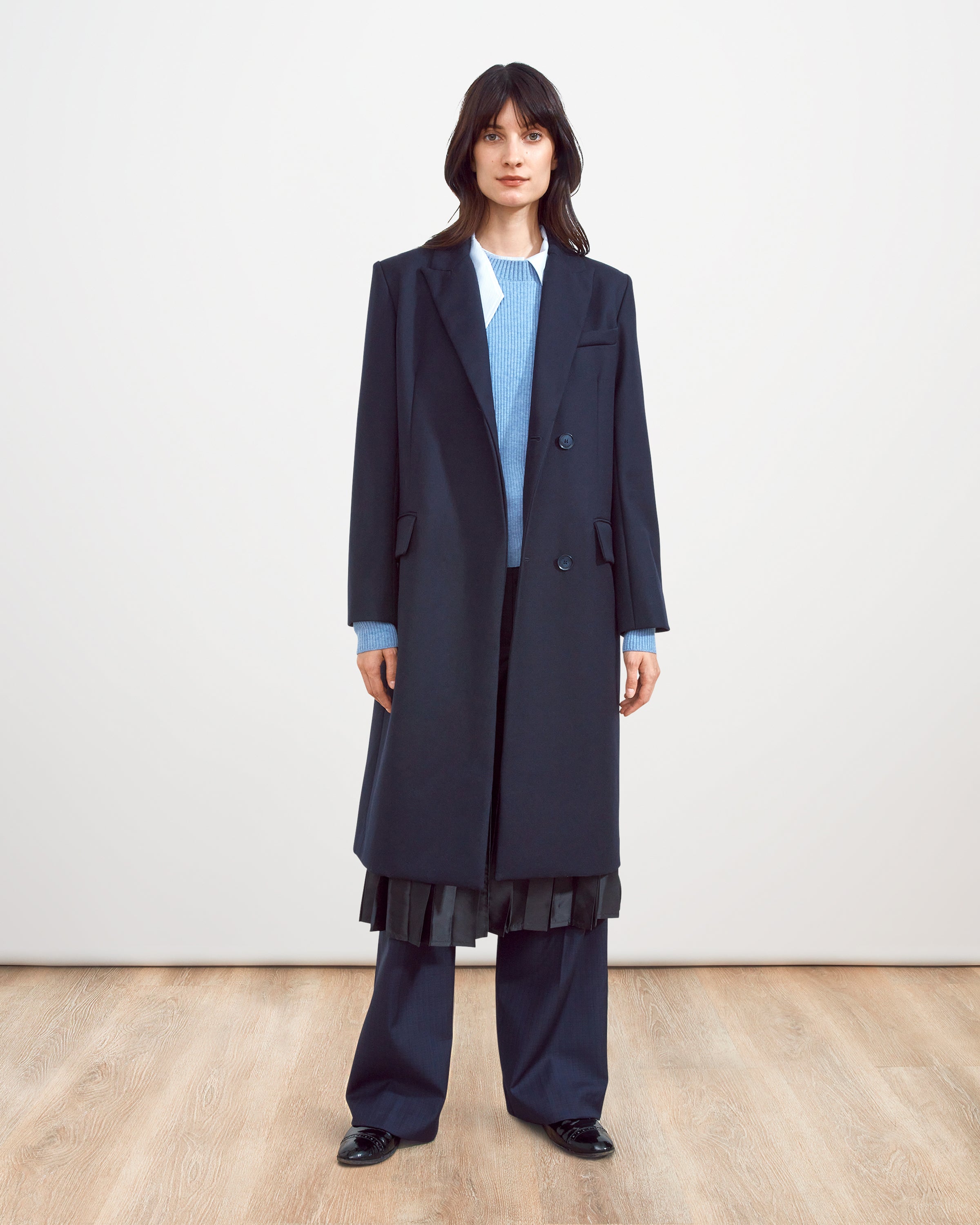 The Gramercy Pleated Coat