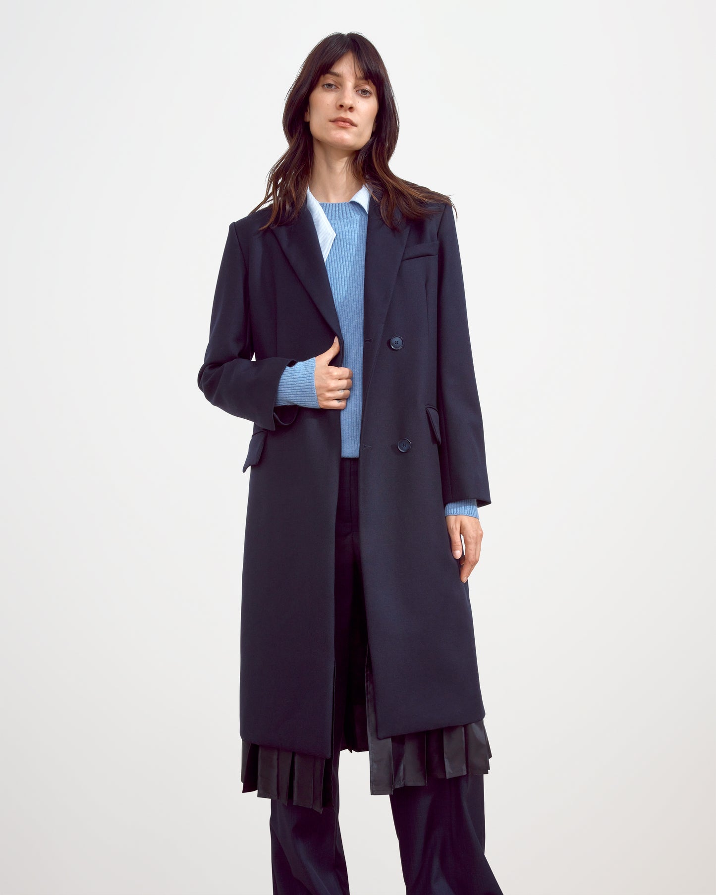 The Gramercy Pleated Coat