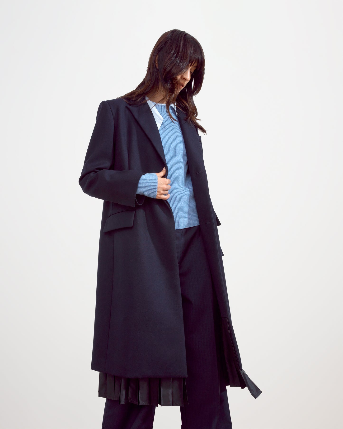 The Gramercy Pleated Coat