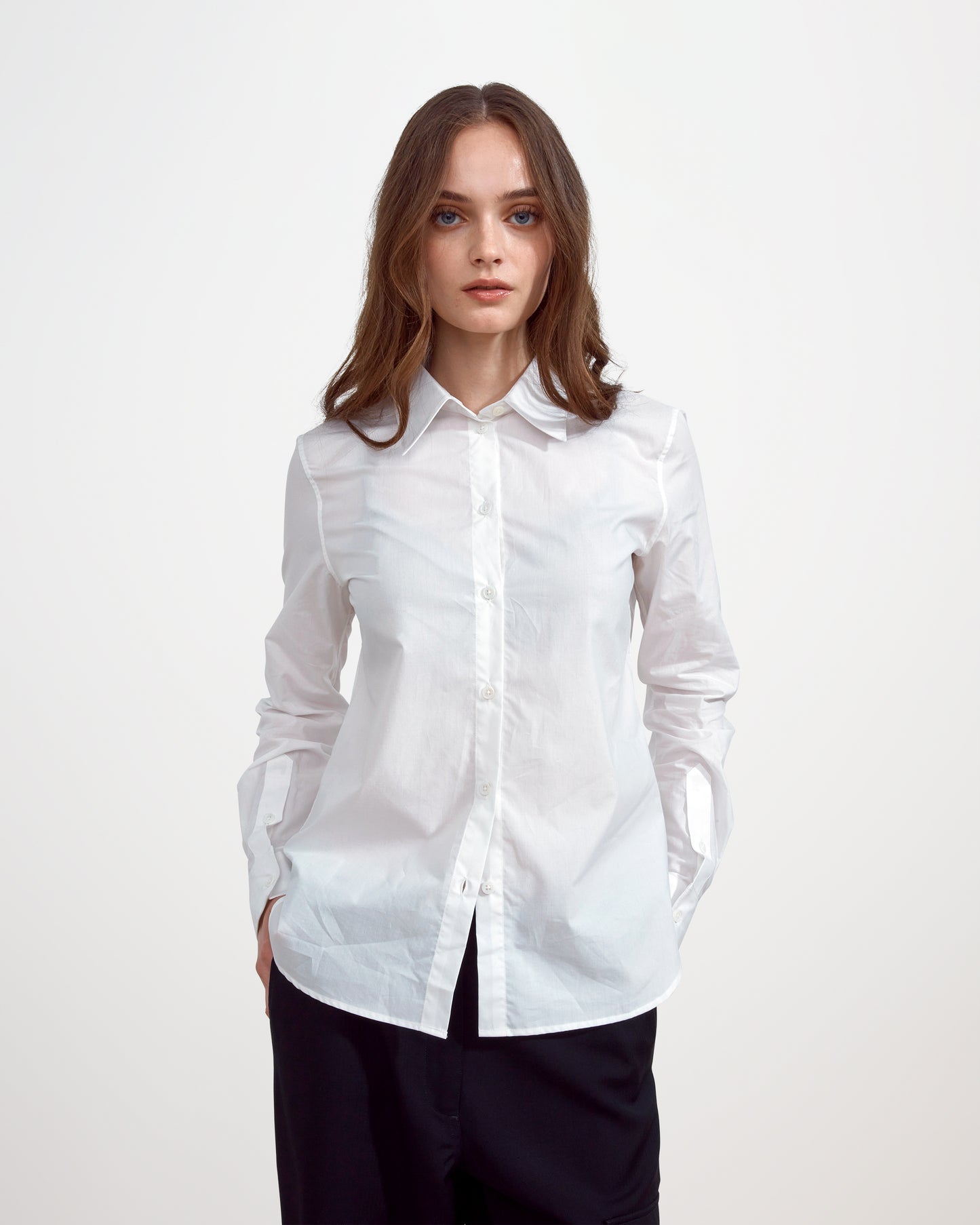 Fitted Collared Shirt